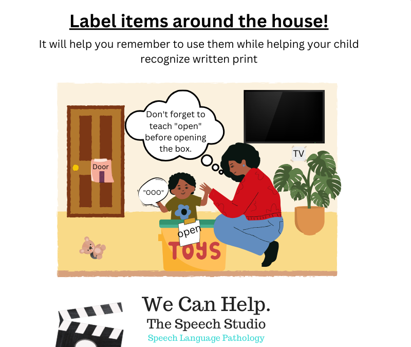 Labeling Household Items for Language Development