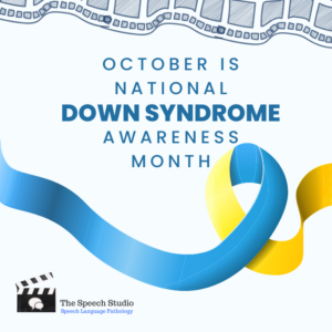 This photo highlights Down Syndrome Awareness Month, a time to celebrate individuals with Down syndrome and advocate for greater understanding and support. As a speech therapist, I’m committed to helping children with Trisomy 21 develop their speech and language skills through early intervention and personalized care. By raising awareness, we can promote inclusion and ensure every child reaches their full potential. Learn more about the importance of speech therapy for children with Down syndrome and how we can make a difference together. #DownSyndromeAwareness #EarlyIntervention #SpeechTherapy #Inclusion